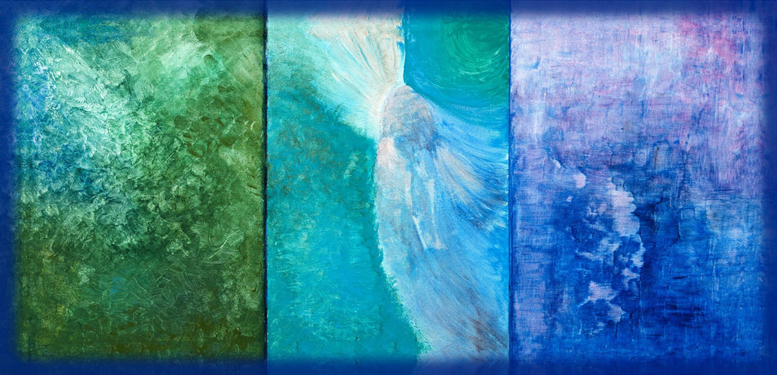 healing journey triptych