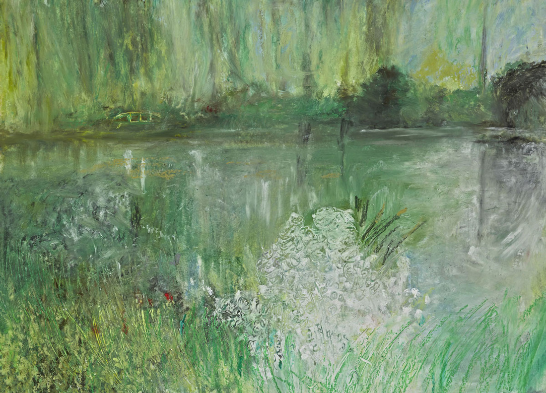 monet's garden painting